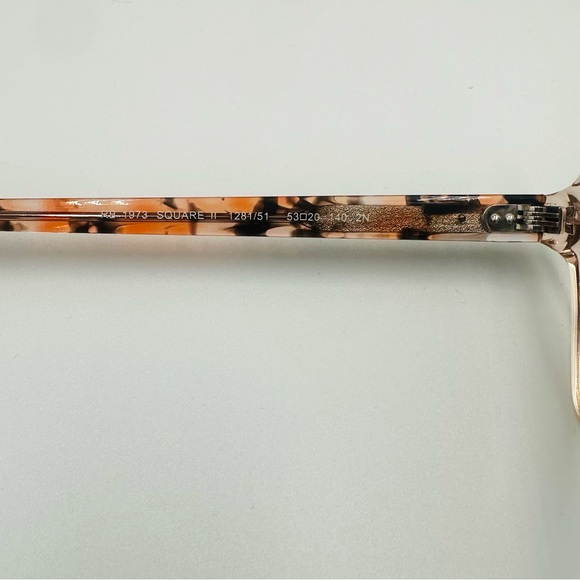 Ray-Ban Women’s Sunglasses RB1973 Square 53mm Brown w/ Gradient Brown Lens - Picture 8 of 8